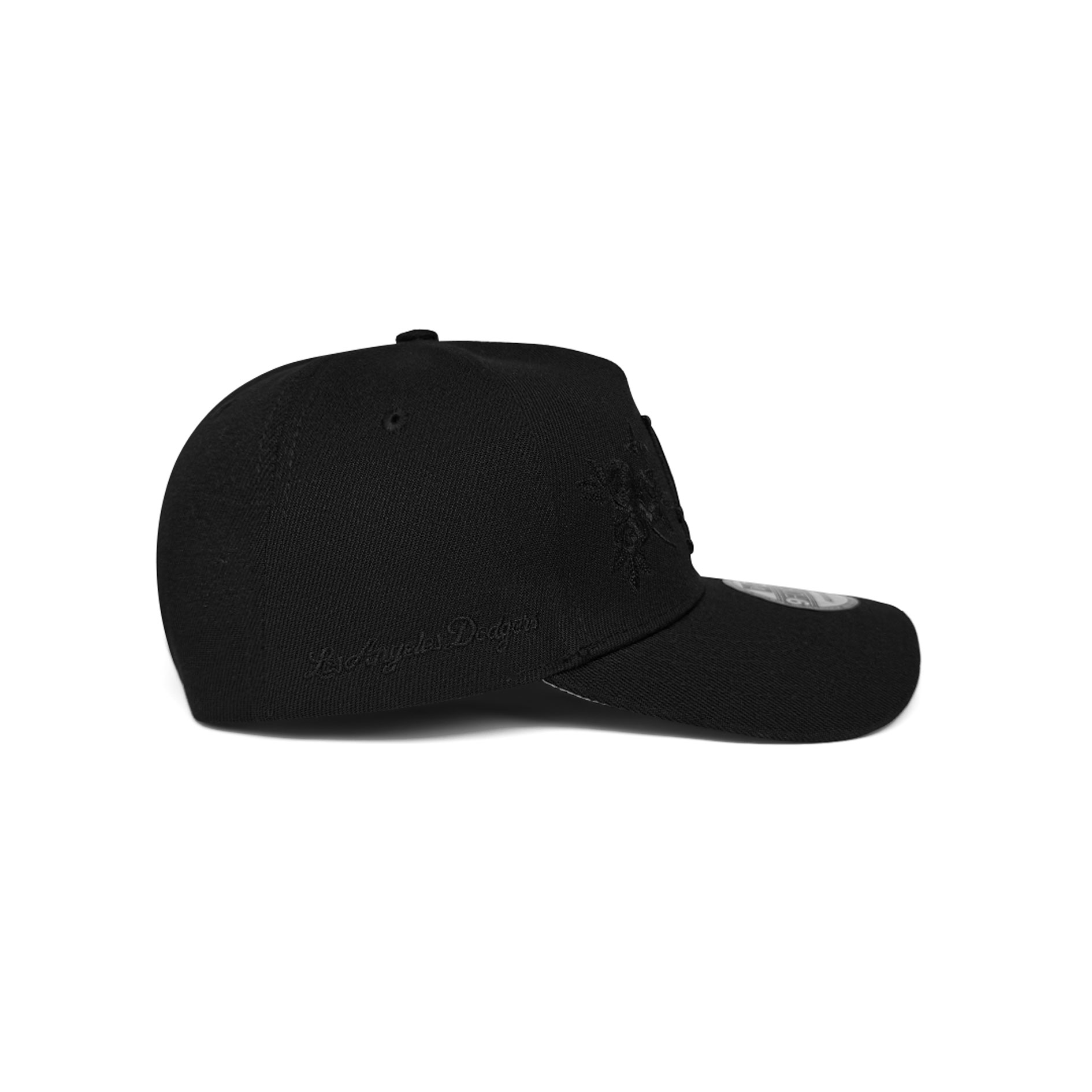 NEW ERA 9FORTY A FRAME LOS ANGELES DODGERS BLACK ON BLACK - Image 3