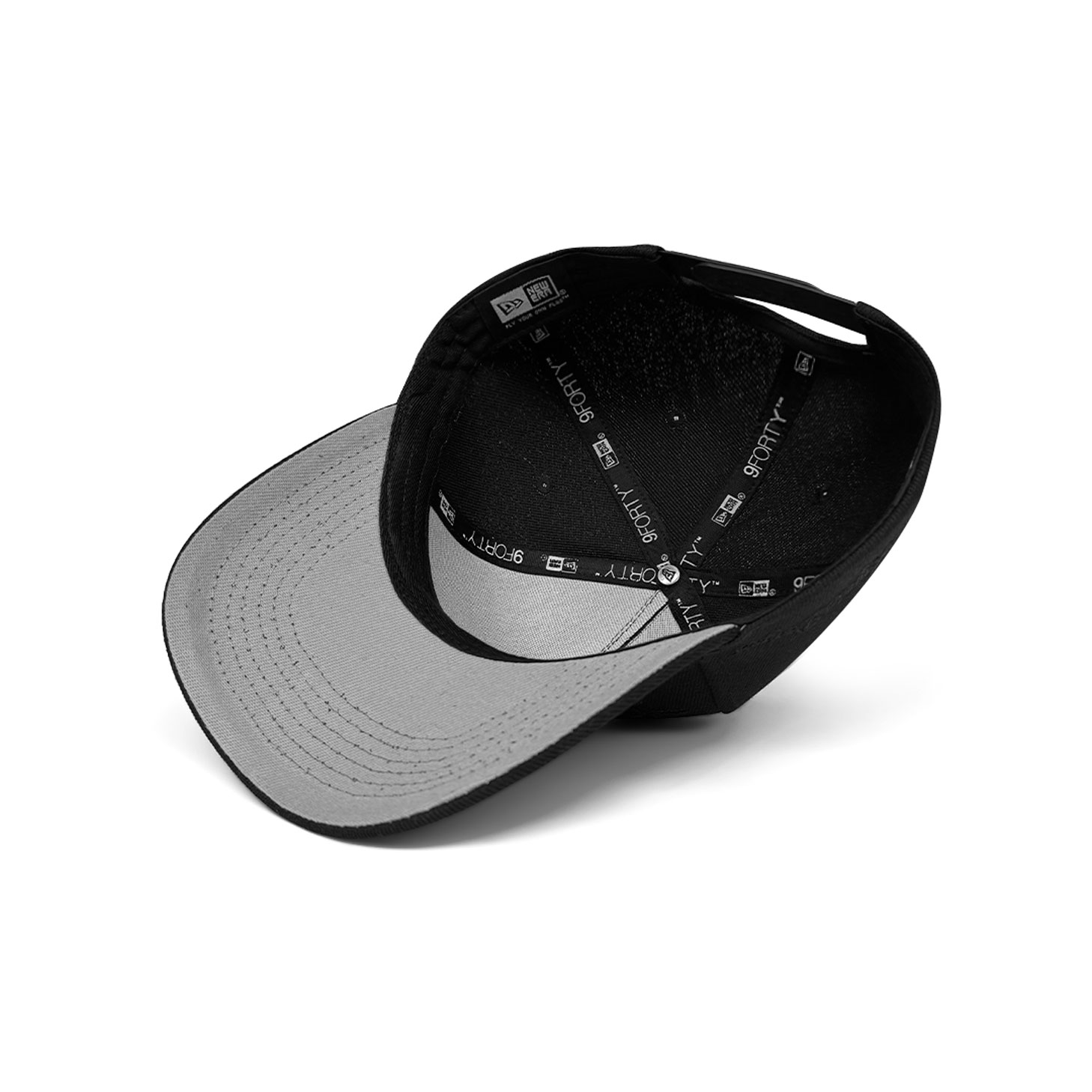 NEW ERA 9FORTY A FRAME LOS ANGELES DODGERS BLACK ON BLACK - Image 4