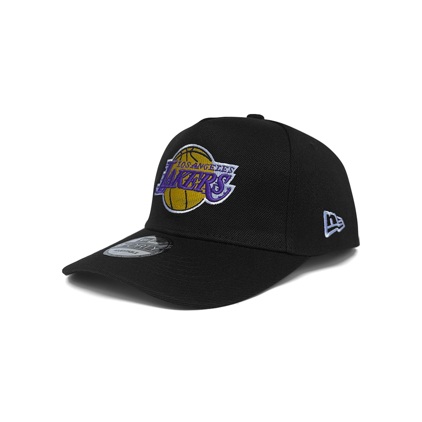 NEW ERA 9FORTY A-FRAME LOS ANGELES LAKERS NBA PATCH BLACK
