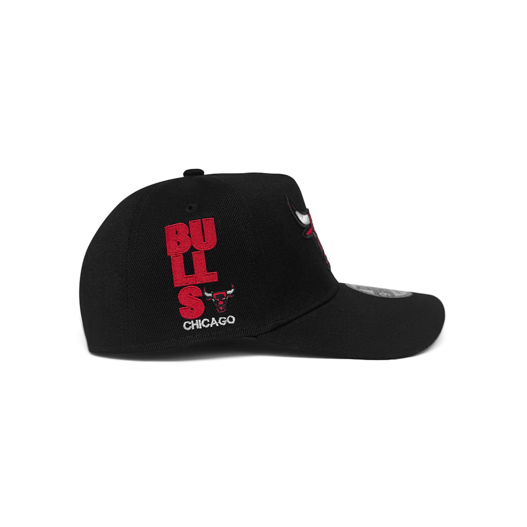 NEW ERA 9FORTY A-FRAME NEW ERA CHICAGO BULLS NBA PATCH BLACK