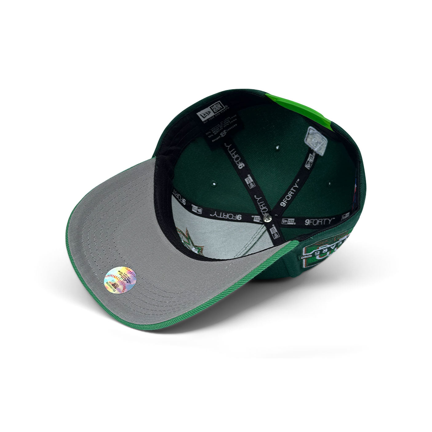 NEW ERA 9FORTY A FRAME HOUSTON ASTROS 20TH ANNIVERSARY METALLIC PLATINUM TWO TONE EDITION