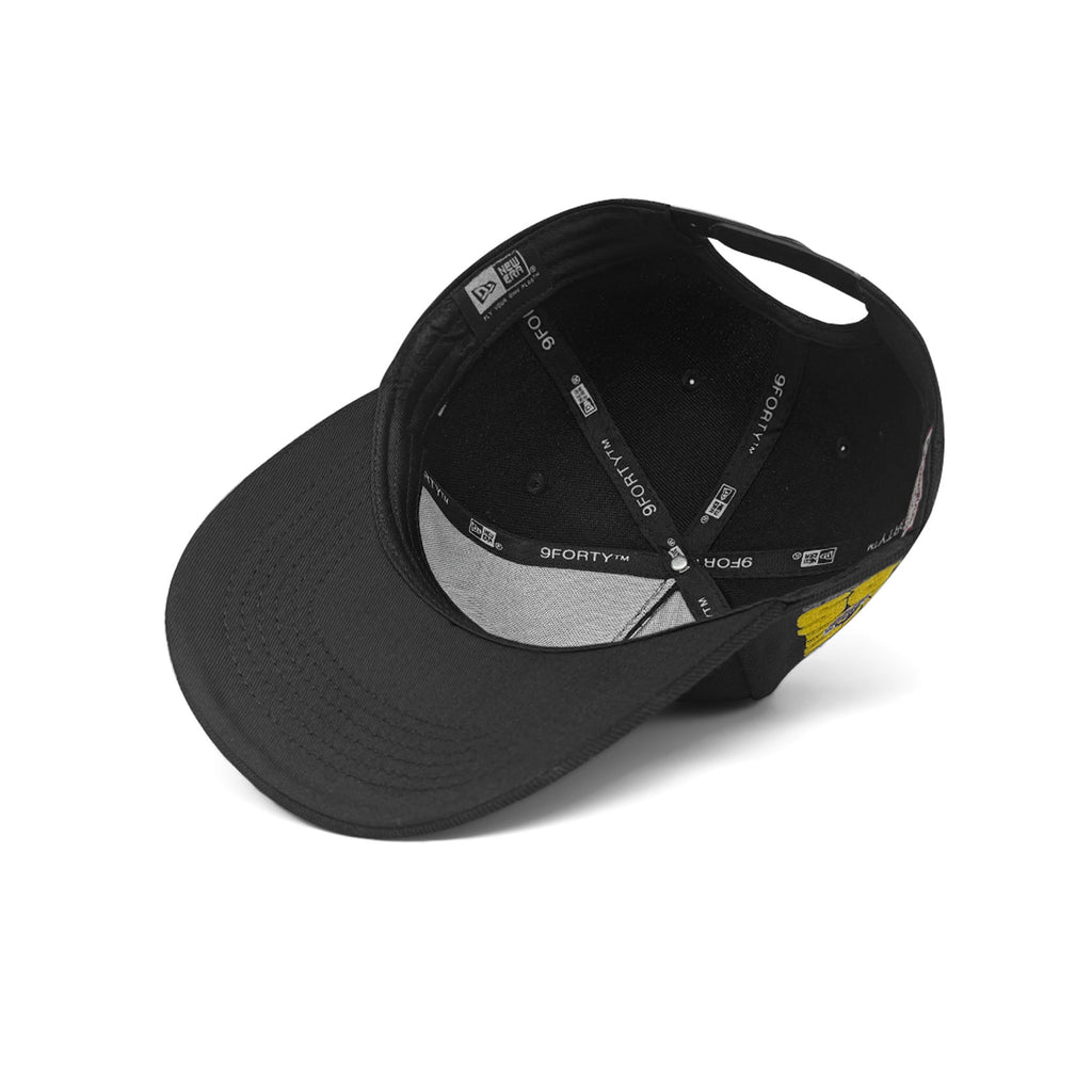 NEW ERA 9FORTY A-FRAME LOS ANGELES LAKERS NBA PATCH BLACK
