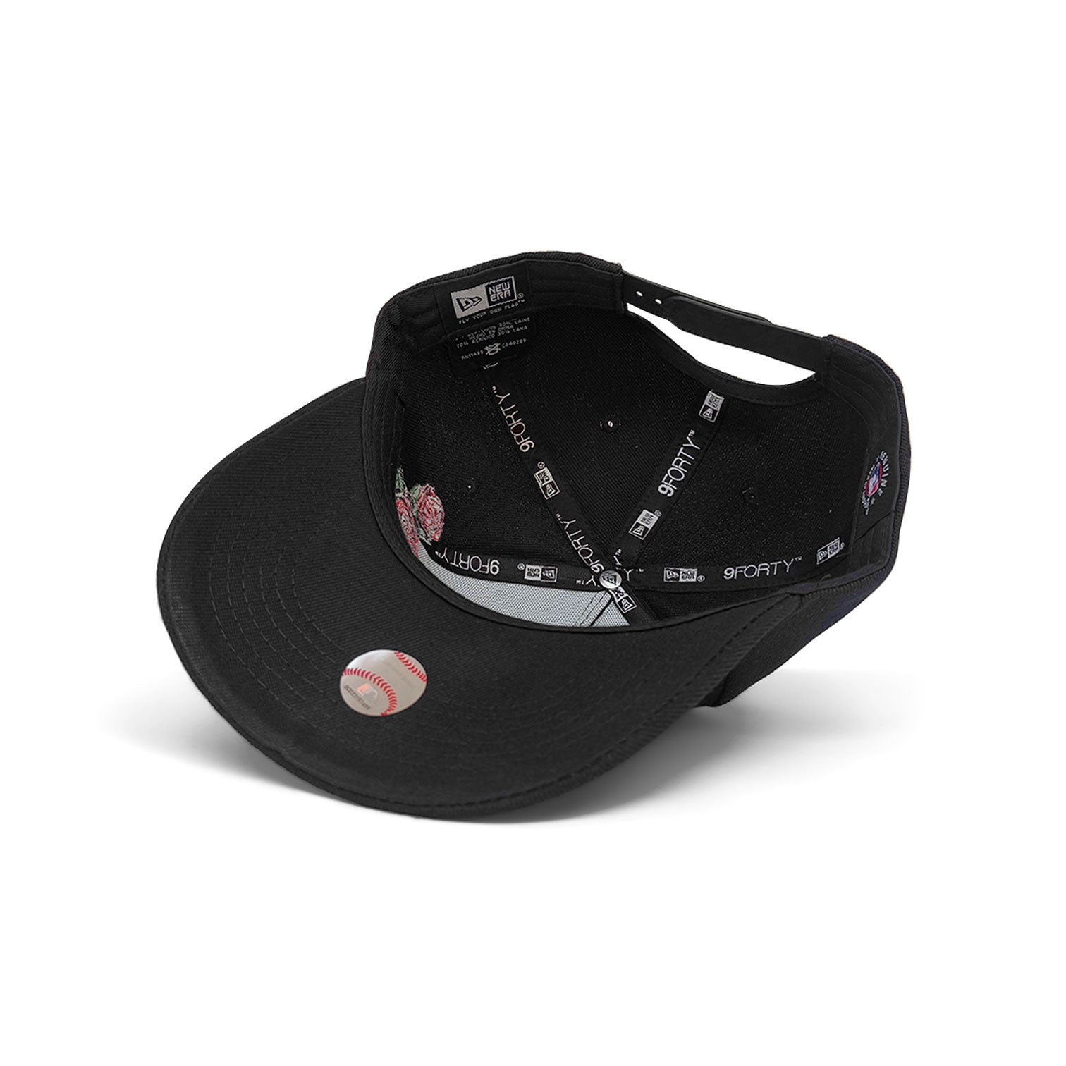 NEW ERA 9FORTY A-FRAME LOS ANGELES DODGERS ROSES BLACK