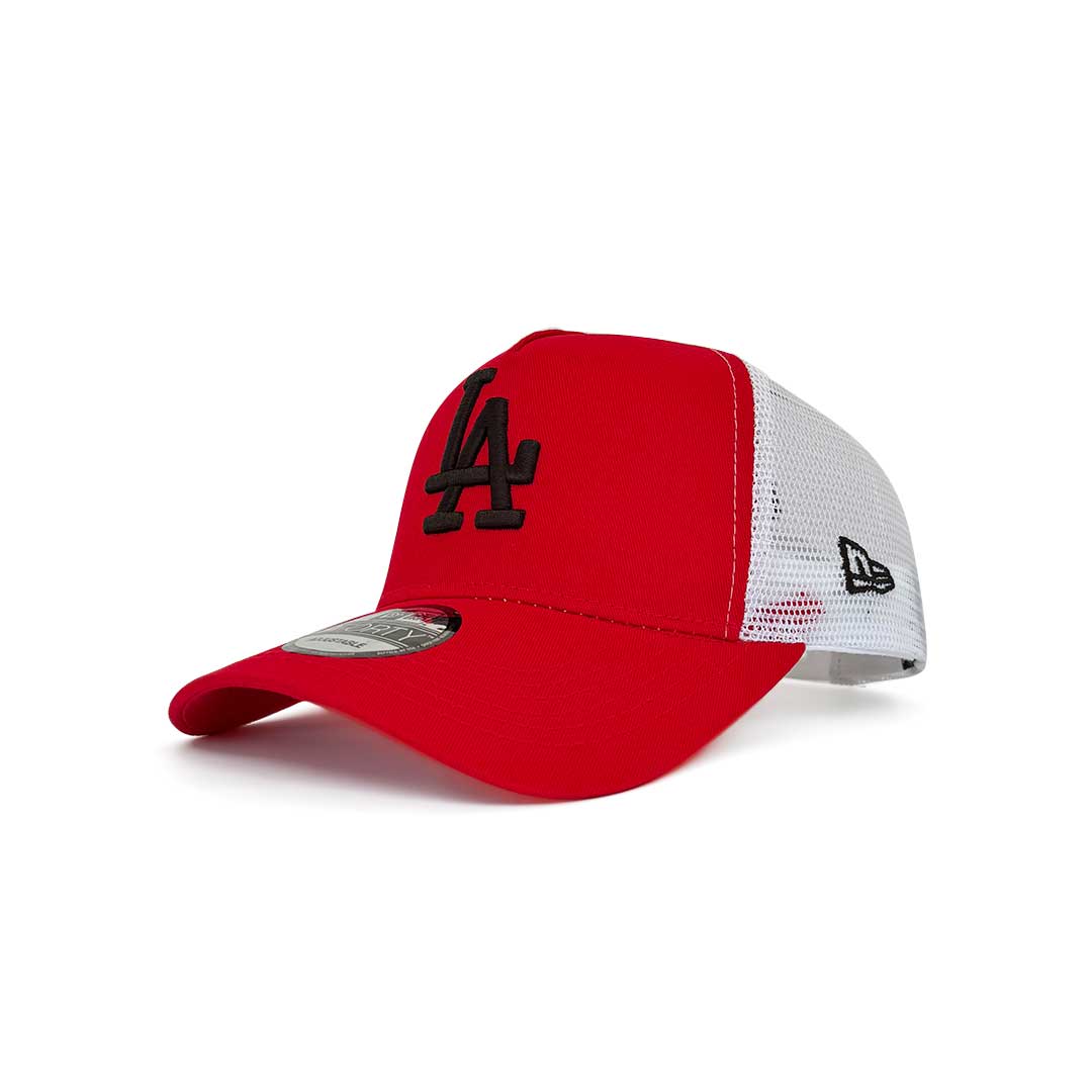 NEW ERA 9FORTY A-FRAME LOS ANGELES DODGERS CLEAN RED TRUCKER