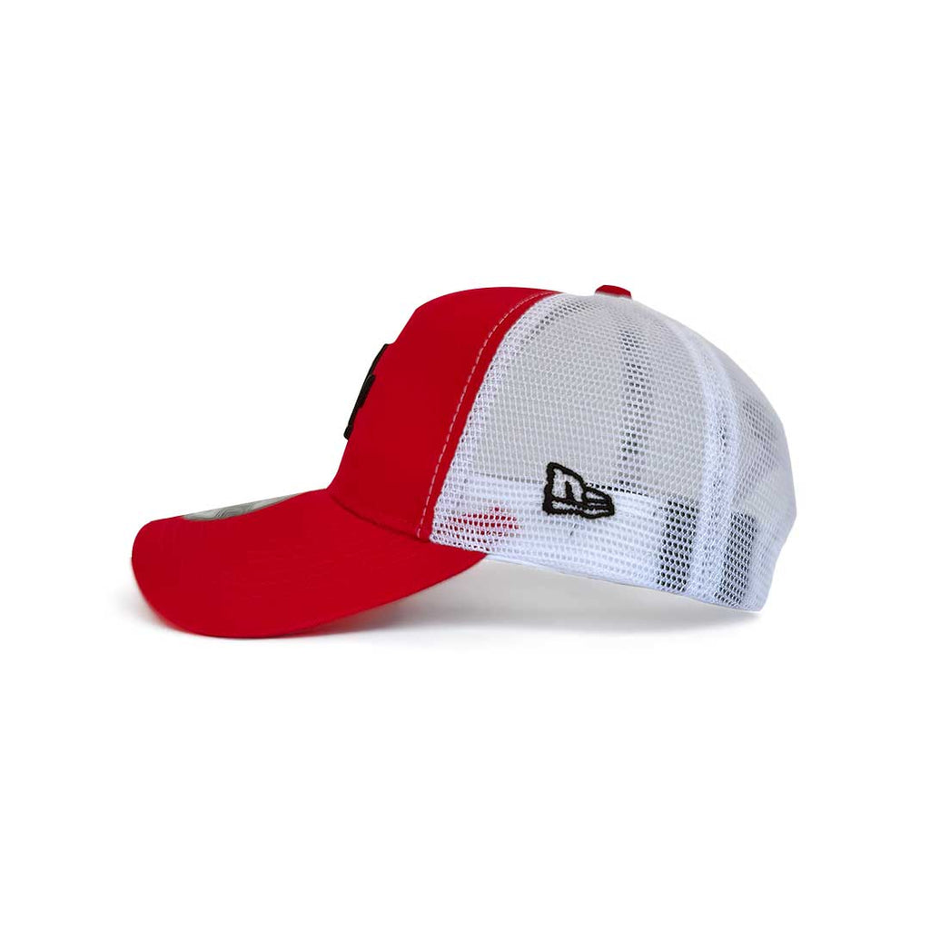 NEW ERA 9FORTY A-FRAME LOS ANGELES DODGERS CLEAN RED TRUCKER