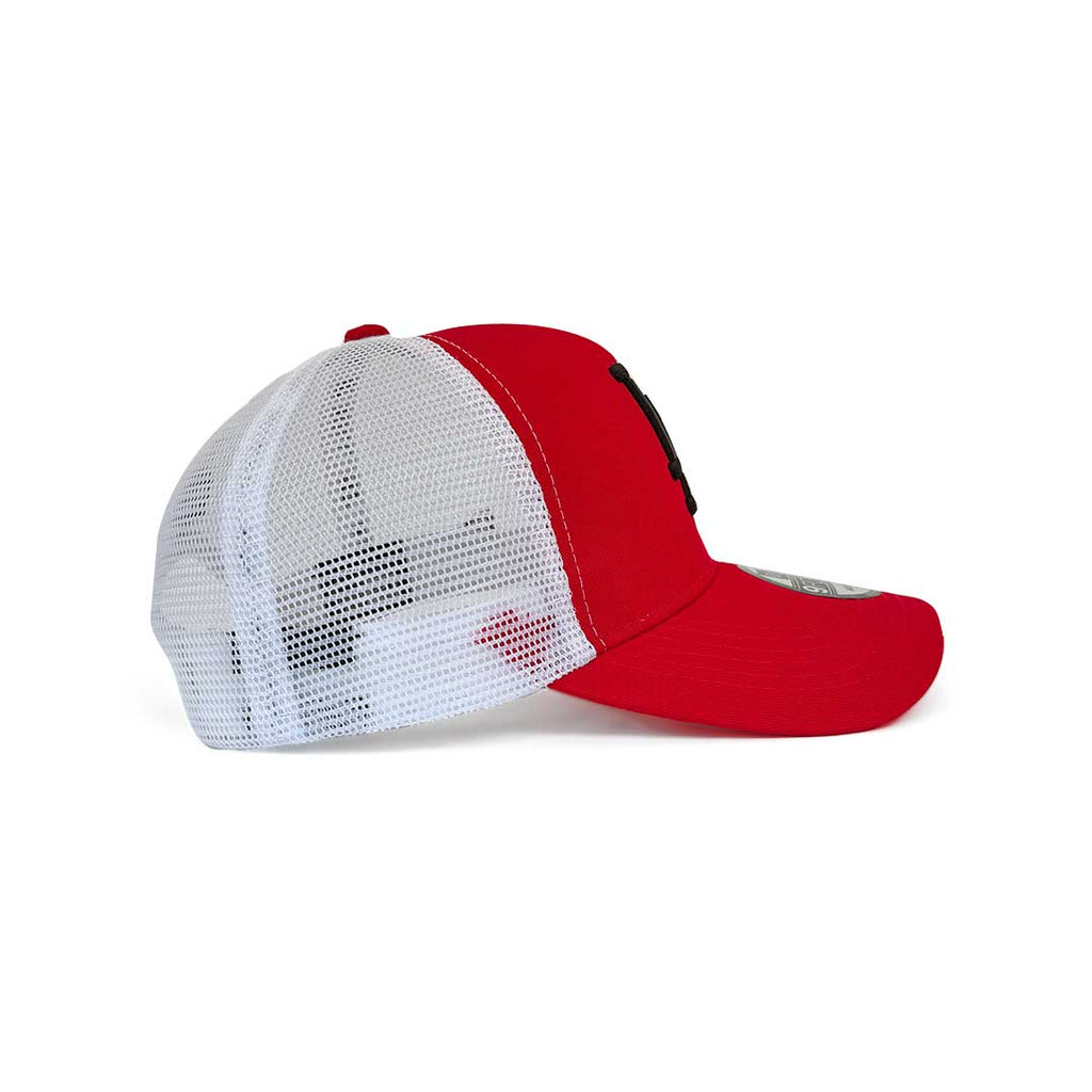 NEW ERA 9FORTY A-FRAME LOS ANGELES DODGERS CLEAN RED TRUCKER
