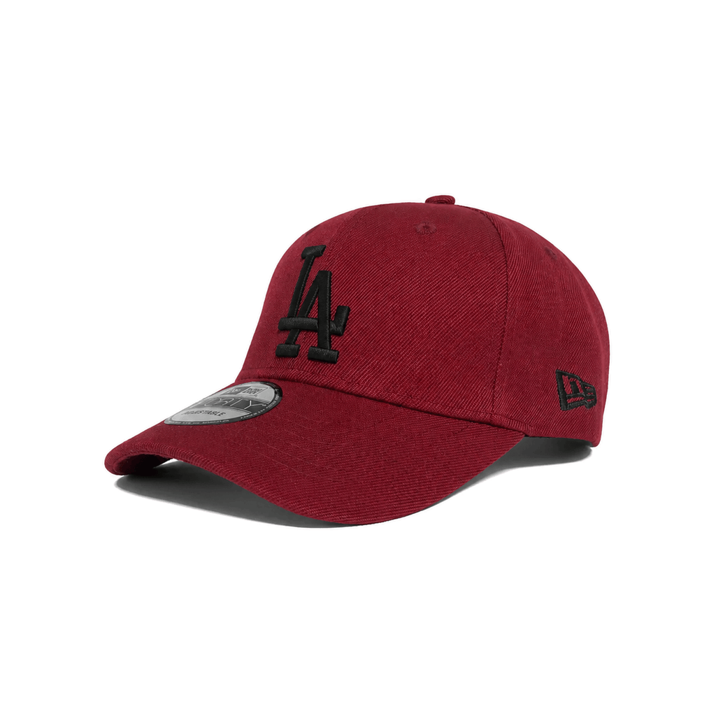 NEW ERA 9FORTY LOS ANGELES DODGERS LEAGUE ESSENTIAL MAROON