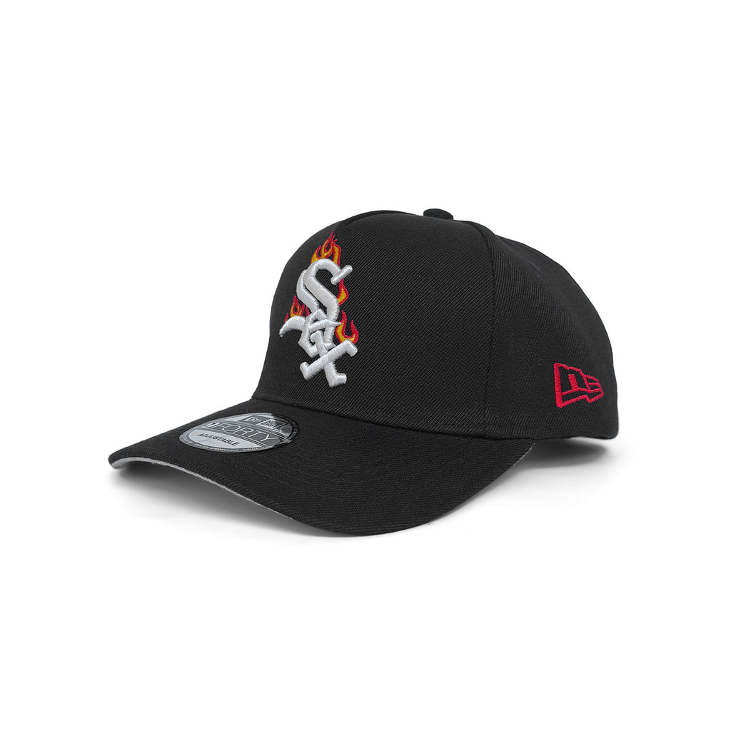 NEW ERA 9FORTY A-FRAME MLB CHICAGO WHITE SOX WORLD SERIES CHAMPIONS 2005 BLACK / GRAY