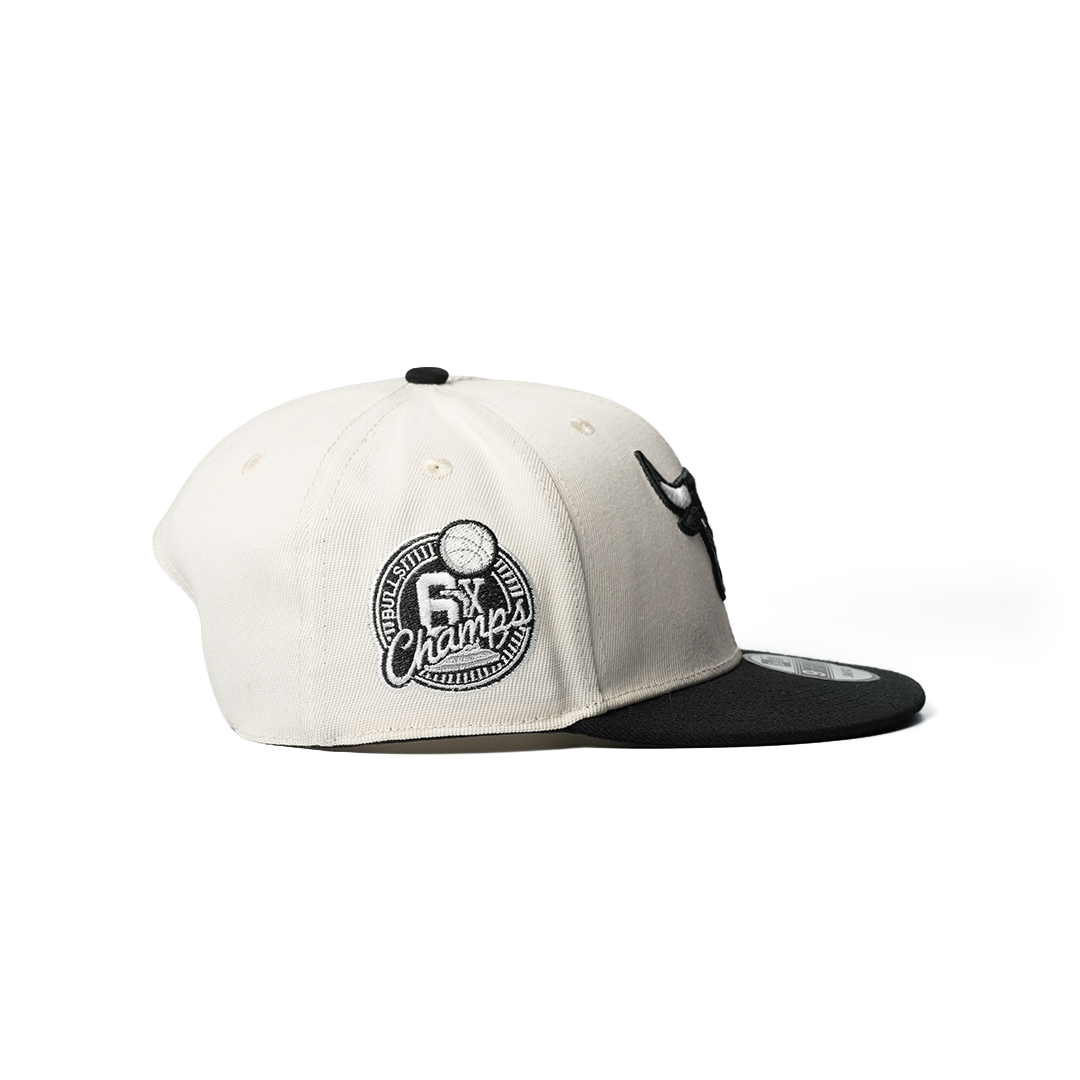 NEW ERA 9FIFTY CHICAGO BULLS 6X CHAMPS CHROME TWO TONE EDITION