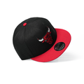 NEW ERA 9FIFTY CHICAGO BULLS BLACK/RED TWO-TONE