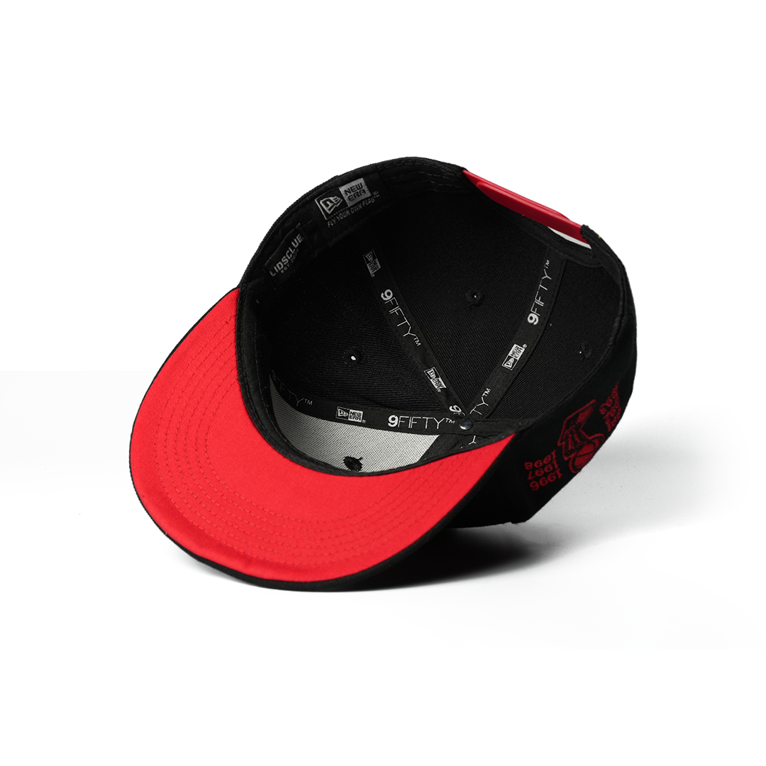 NEW ERA 9FIFTY CHICAGO BULLS CHAMPIONS RED HORN EDITION