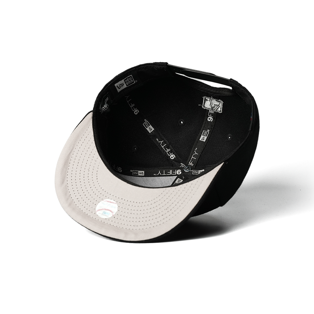 NEW ERA 9FIFTY LOS ANGELES DODGERS BASIC BLACK ON BLACK