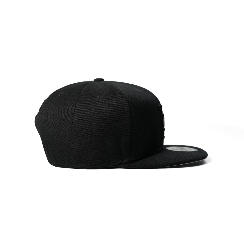 NEW ERA 9FIFTY LOS ANGELES DODGERS BASIC BLACK ON BLACK