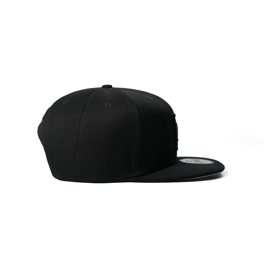 NEW ERA 9FIFTY LOS ANGELES DODGERS BASIC BLACK ON BLACK