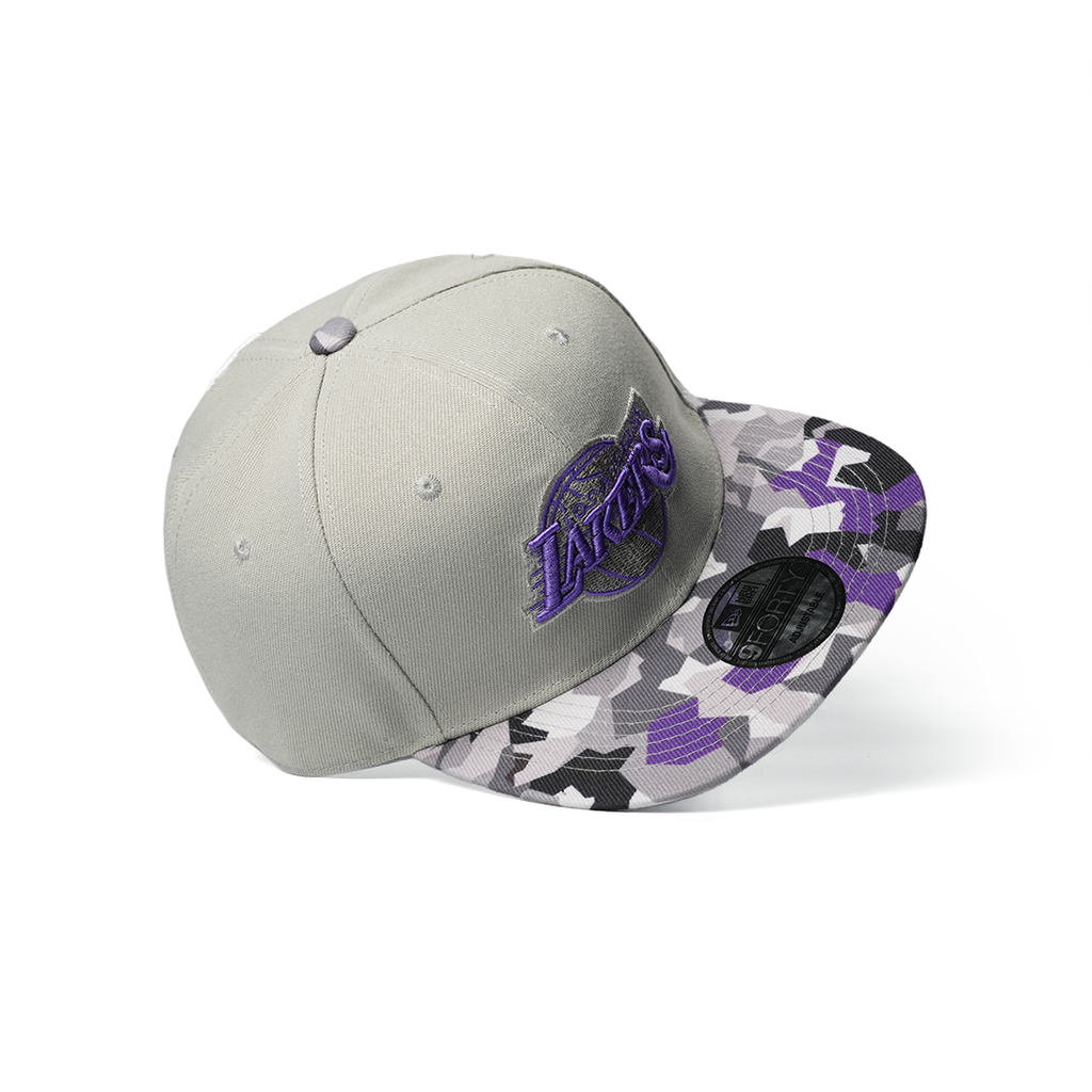 NEW ERA 9FIFTY LOS ANGELES LAKERS GRAY ACTIVE COLOR CAMO