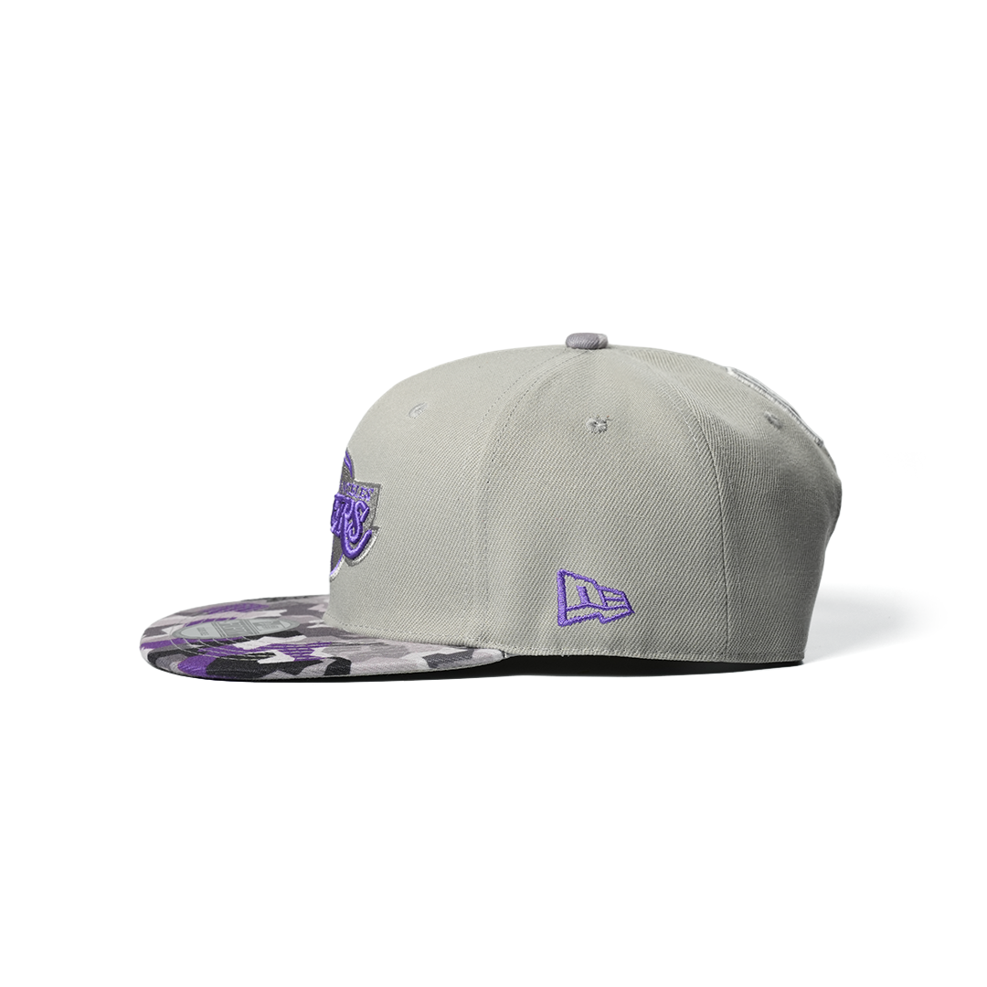 NEW ERA 9FIFTY LOS ANGELES LAKERS GRAY ACTIVE COLOR CAMO