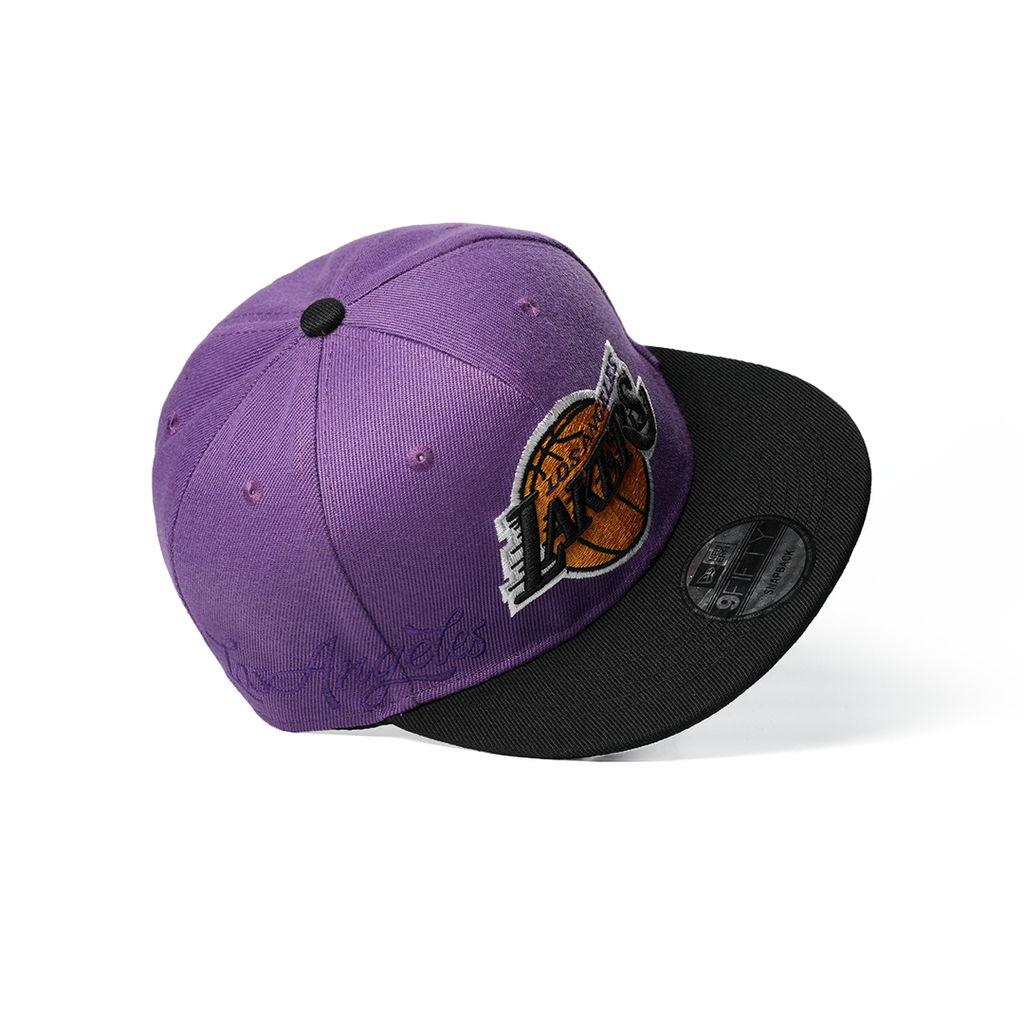 NEW ERA 9FIFTY LOS ANGELES LAKERS SIDE SCRIPT
