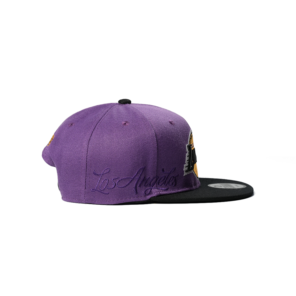 NEW ERA 9FIFTY LOS ANGELES LAKERS SIDE SCRIPT