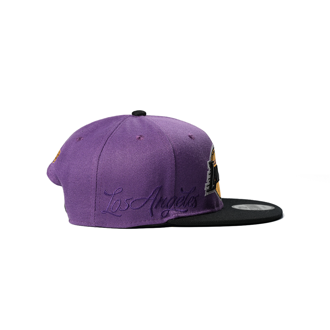 NEW ERA 9FIFTY LOS ANGELES LAKERS SIDE SCRIPT