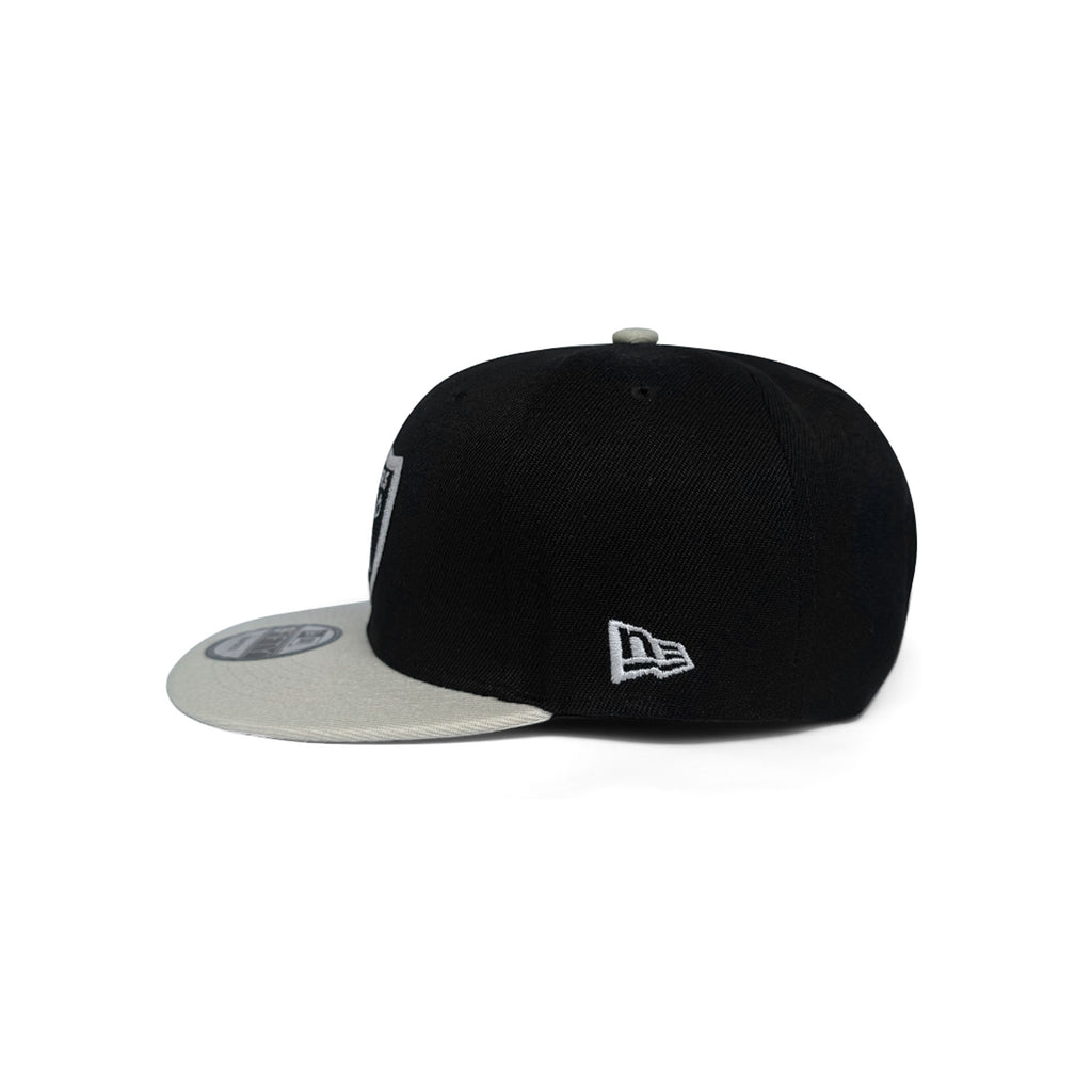NEW ERA 9FIFTY LAS VEGAS RAIDERS BLACK/SILVER SUPER BOWL XVIII LETTERMAN