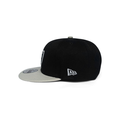 NEW ERA 9FIFTY LAS VEGAS RAIDERS BLACK/SILVER SUPER BOWL XVIII LETTERMAN
