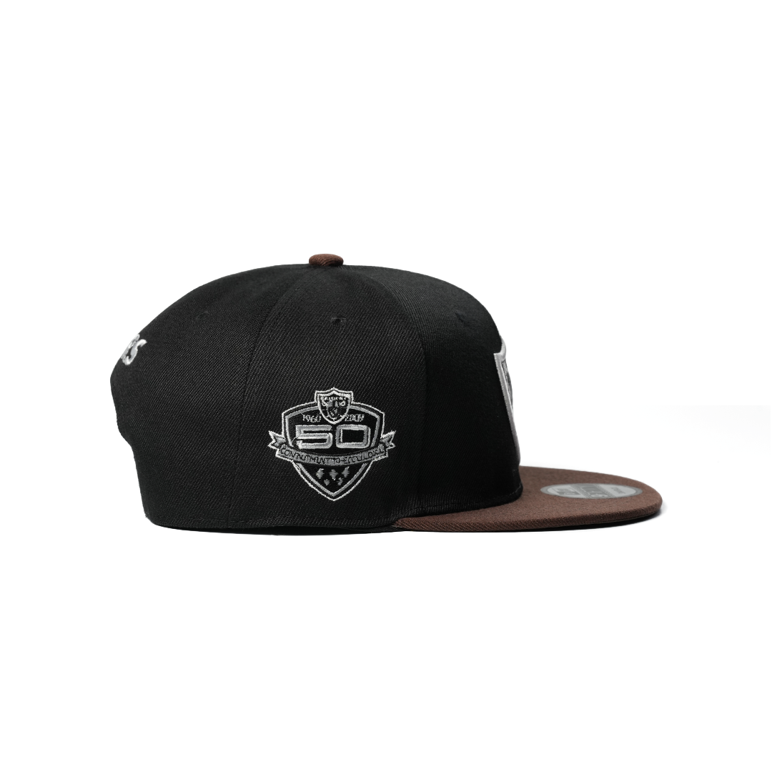 NEW ERA 9FIFTY LAS VEGAS RAIDERS 50TH ANNIVERSARY TWO TONE EDITION