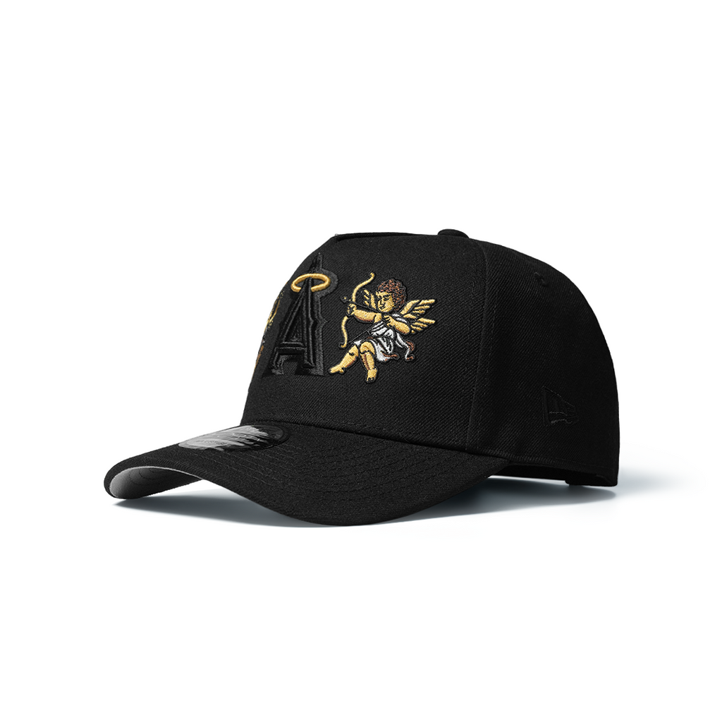 NEW ERA 9FORTY A-FRAME ANAHEIM ANGELS ALL STAR GAME 2010 CUPIDS BLACK PRIME EDITION
