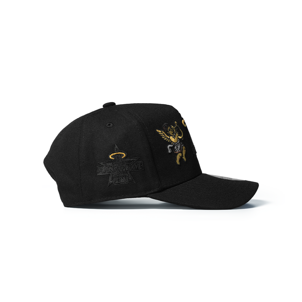 NEW ERA 9FORTY A-FRAME ANAHEIM ANGELS ALL STAR GAME 2010 CUPIDS BLACK PRIME EDITION