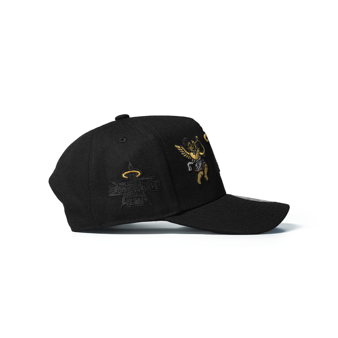 NEW ERA 9FORTY A-FRAME ANAHEIM ANGELS ALL STAR GAME 2010 CUPIDS BLACK PRIME EDITION