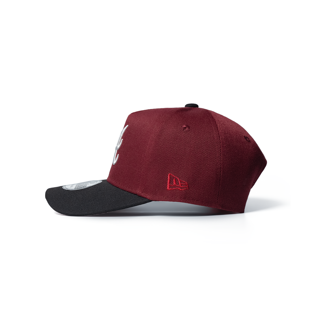 NEW ERA 9FORTY A-FRAME MLB ATLANTA BRAVES 30TH ANNIVERSARY TWO TONE / PINK