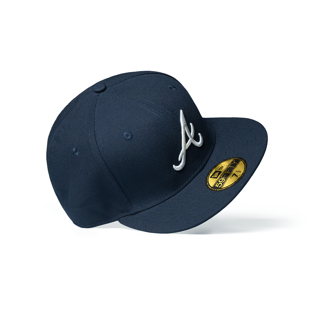 NEW ERA 59FIFTY ATLANTA BRAVES ON-FIELD NAVY