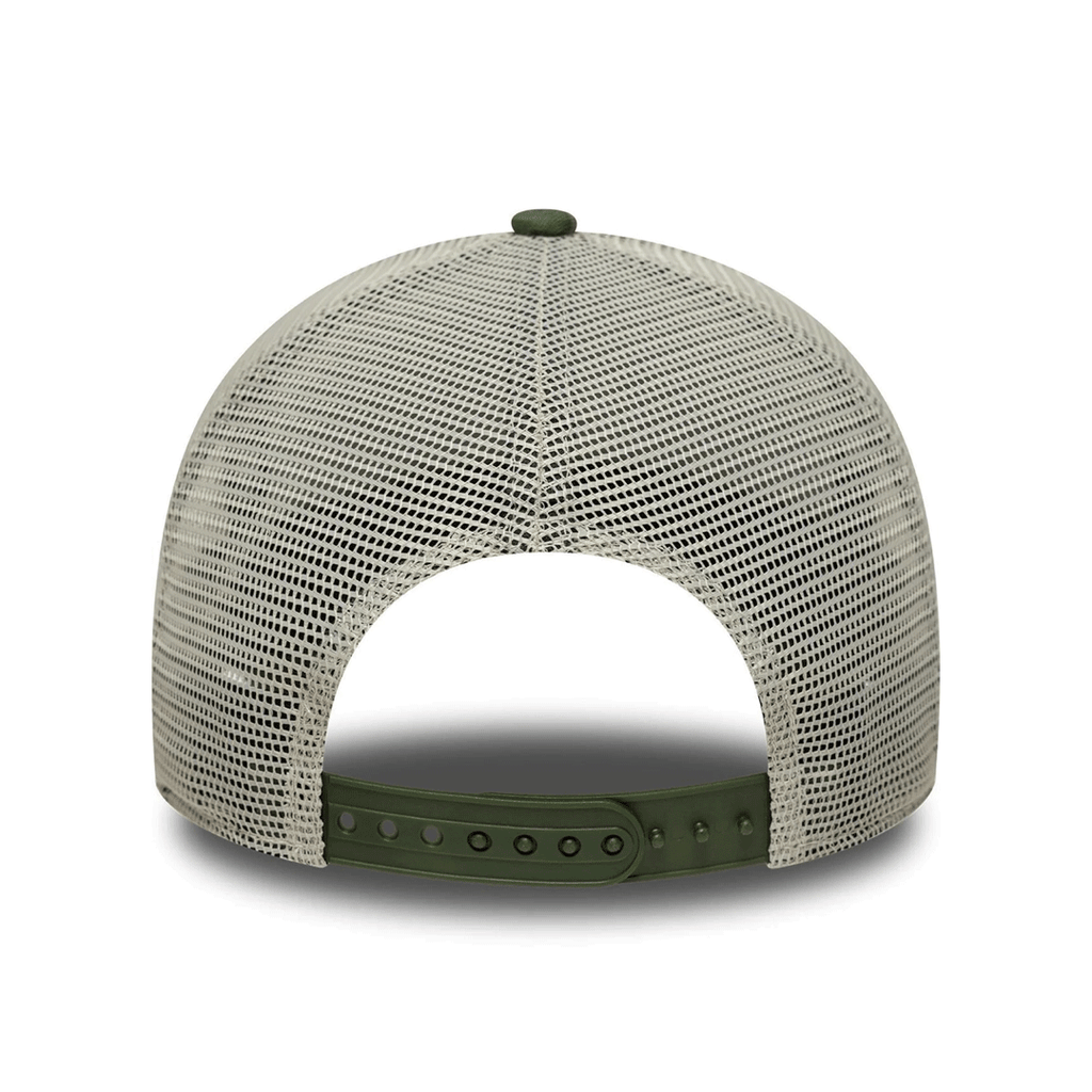 NEW ERA 9FORTY E-FRAME OVAL PATCH CAMO CREAM TRUCKER