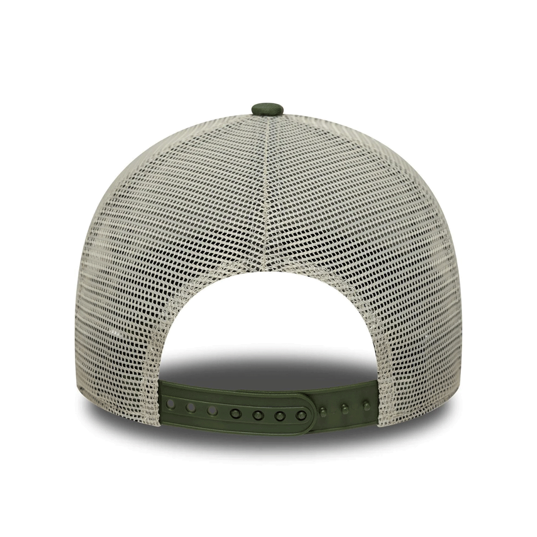 NEW ERA 9FORTY E-FRAME OVAL PATCH CAMO CREAM TRUCKER