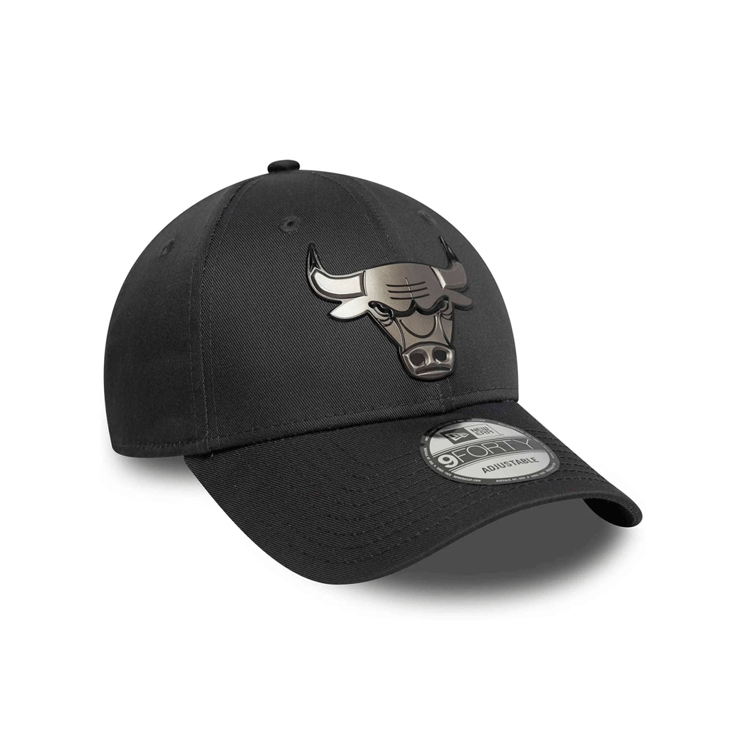 NEW ERA 9FORTY CHICAGO BULLS METALLIC CHARCOAL