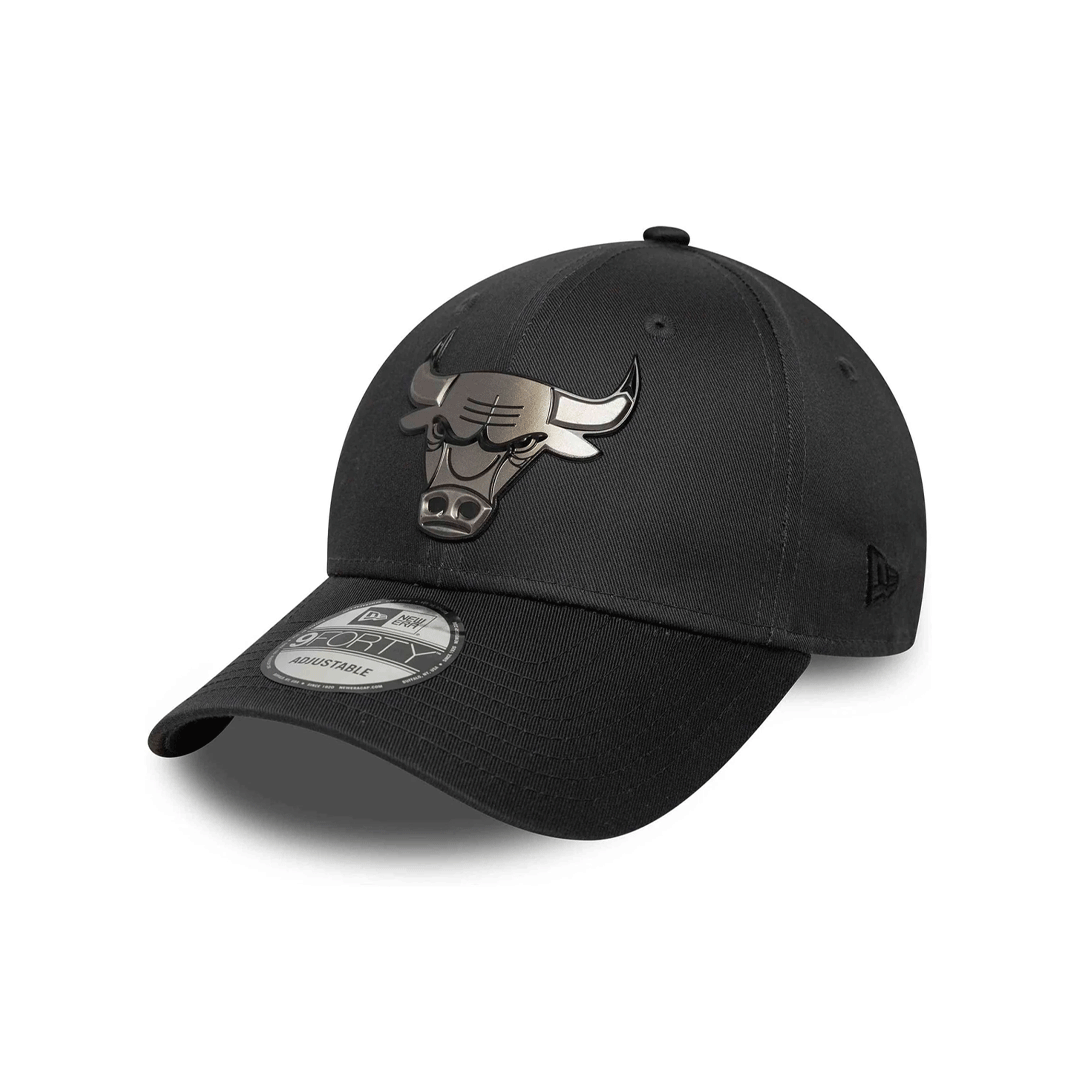 NEW ERA 9FORTY CHICAGO BULLS METALLIC CHARCOAL