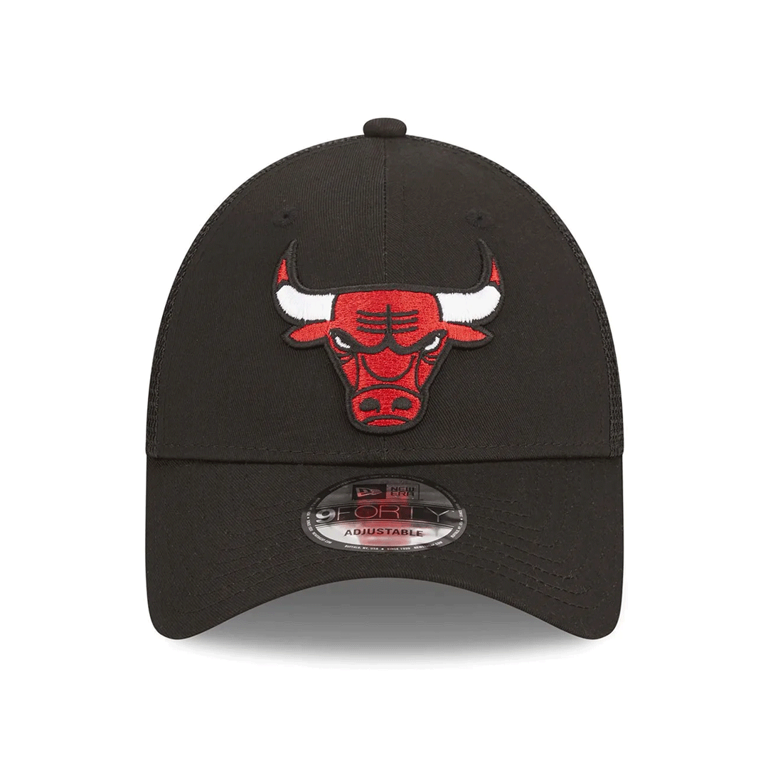 NEW ERA 9FORTY CHICAGO BULLS HOME BLACK TRUCKER