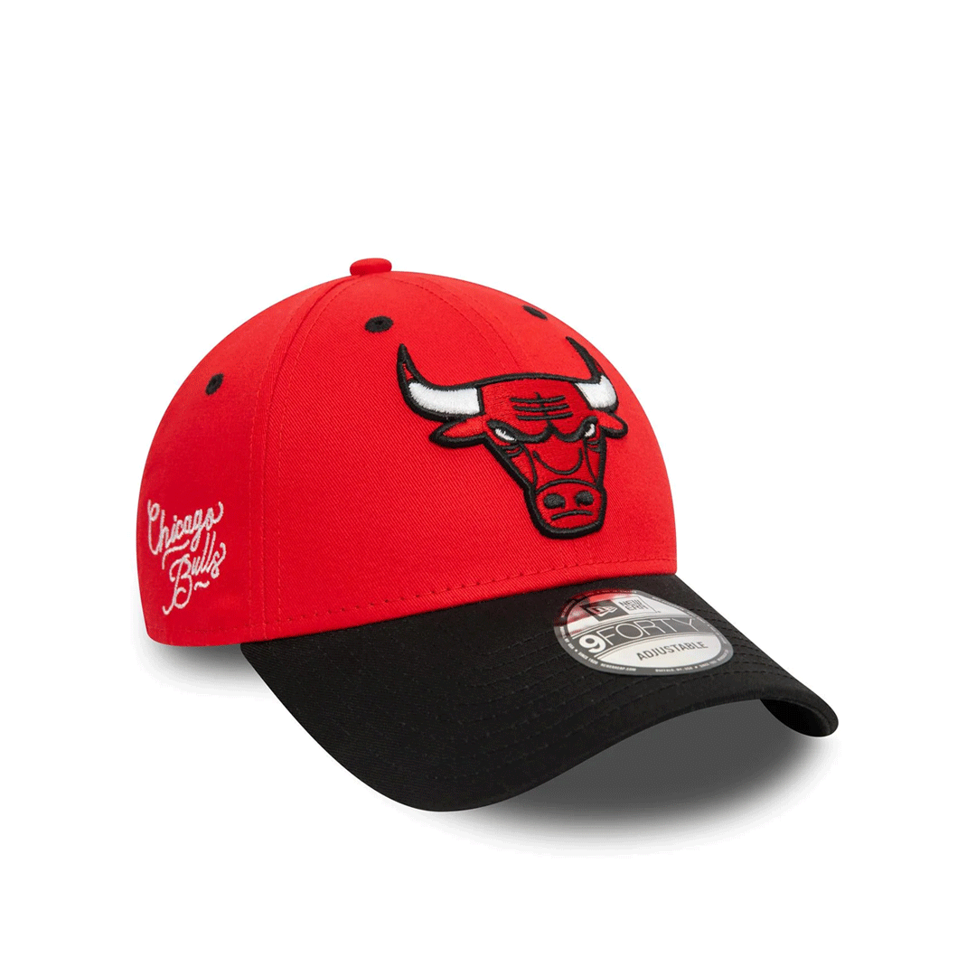 NEW ERA 9FORTY CHICAGO BULLS NBA SIDE PATCH RED