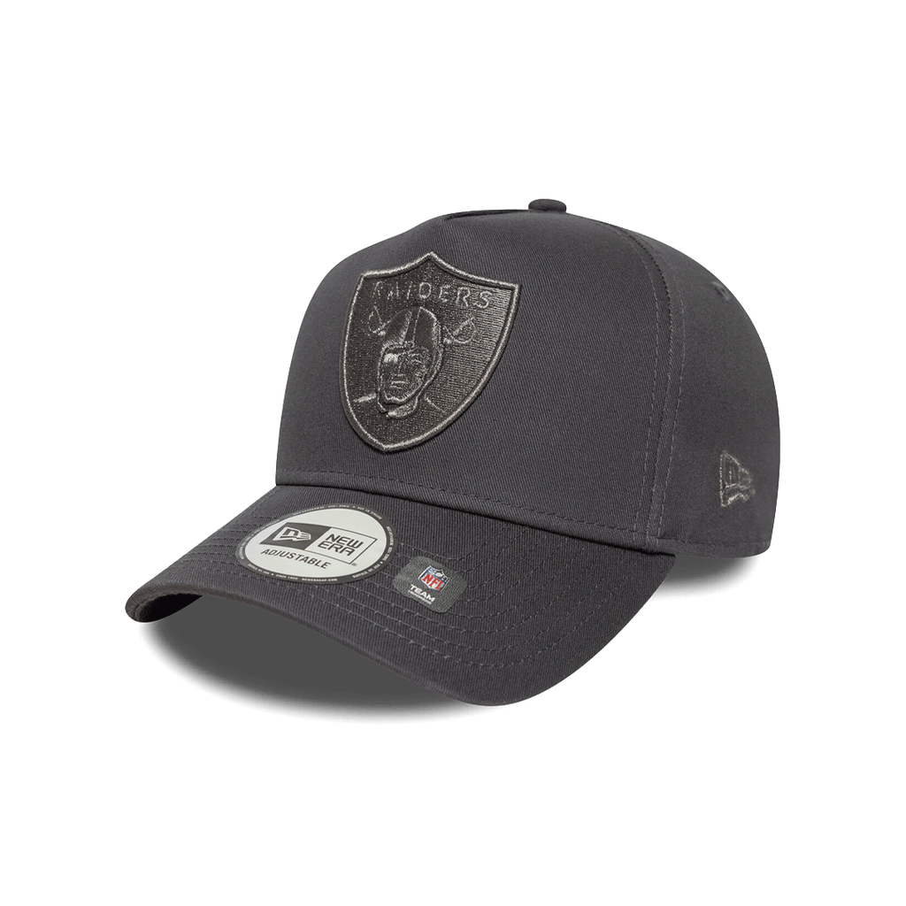 NEW ERA 9FORTY E-FRAME LAS VEGAS RAIDERS METALLIC DARK GRAY