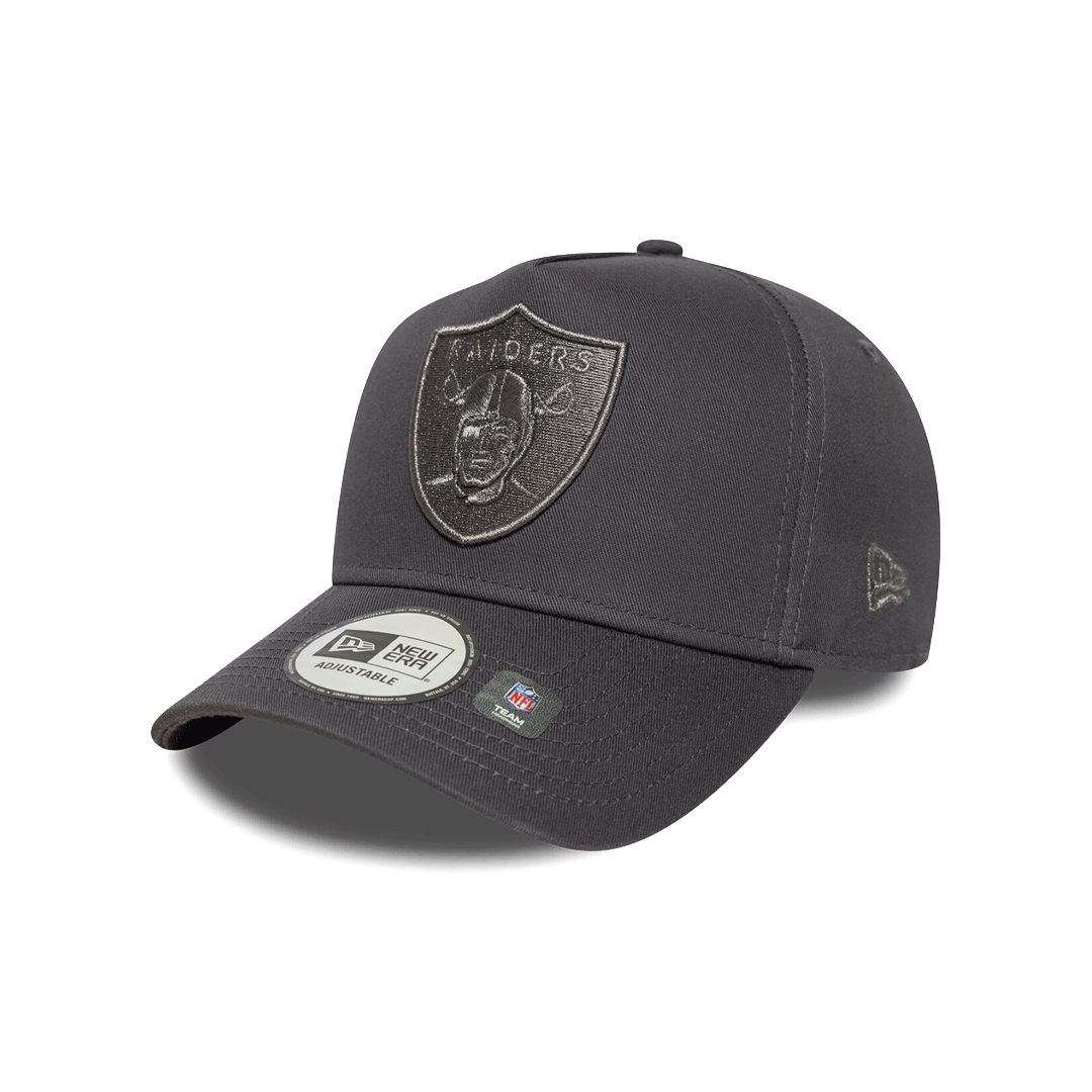 NEW ERA 9FORTY E-FRAME LAS VEGAS RAIDERS METALLIC DARK GRAY