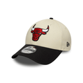 NEW ERA 9FORTY CHICAGO BULLS NBA COLOUR BLOCK CREAM