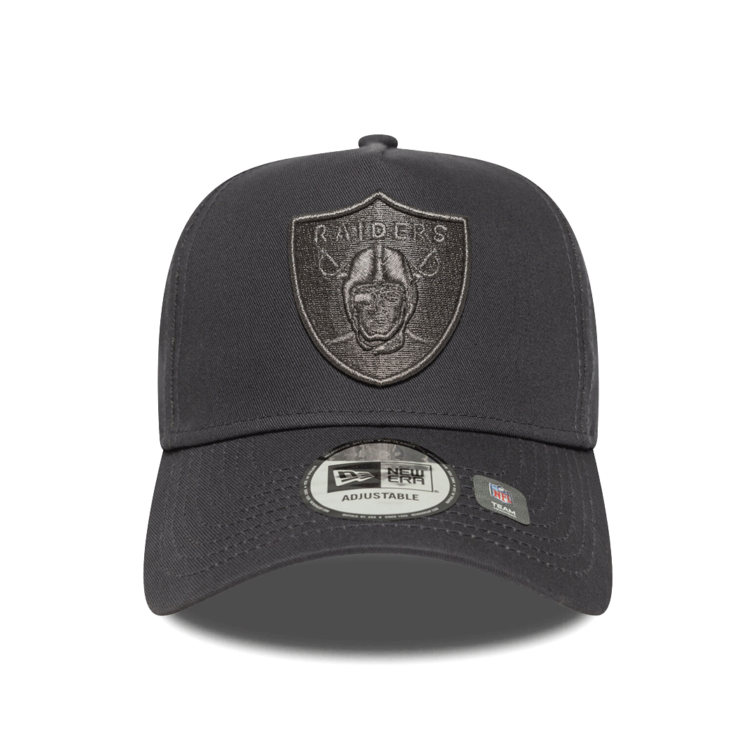 NEW ERA 9FORTY E-FRAME LAS VEGAS RAIDERS METALLIC DARK GRAY