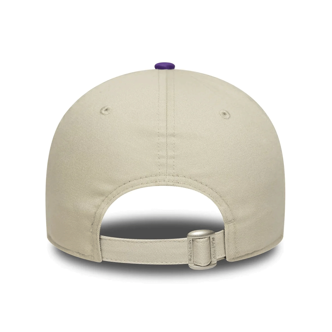 NEW ERA 9FORTY LOS ANGELES LAKERS NBA COLOUR BLOCK CREAM