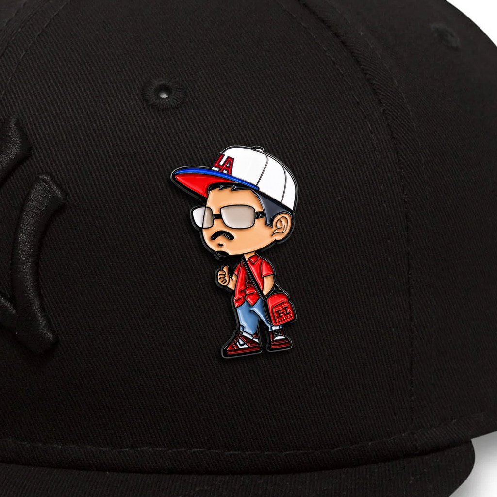STREET BOY RED/BLUE PIN