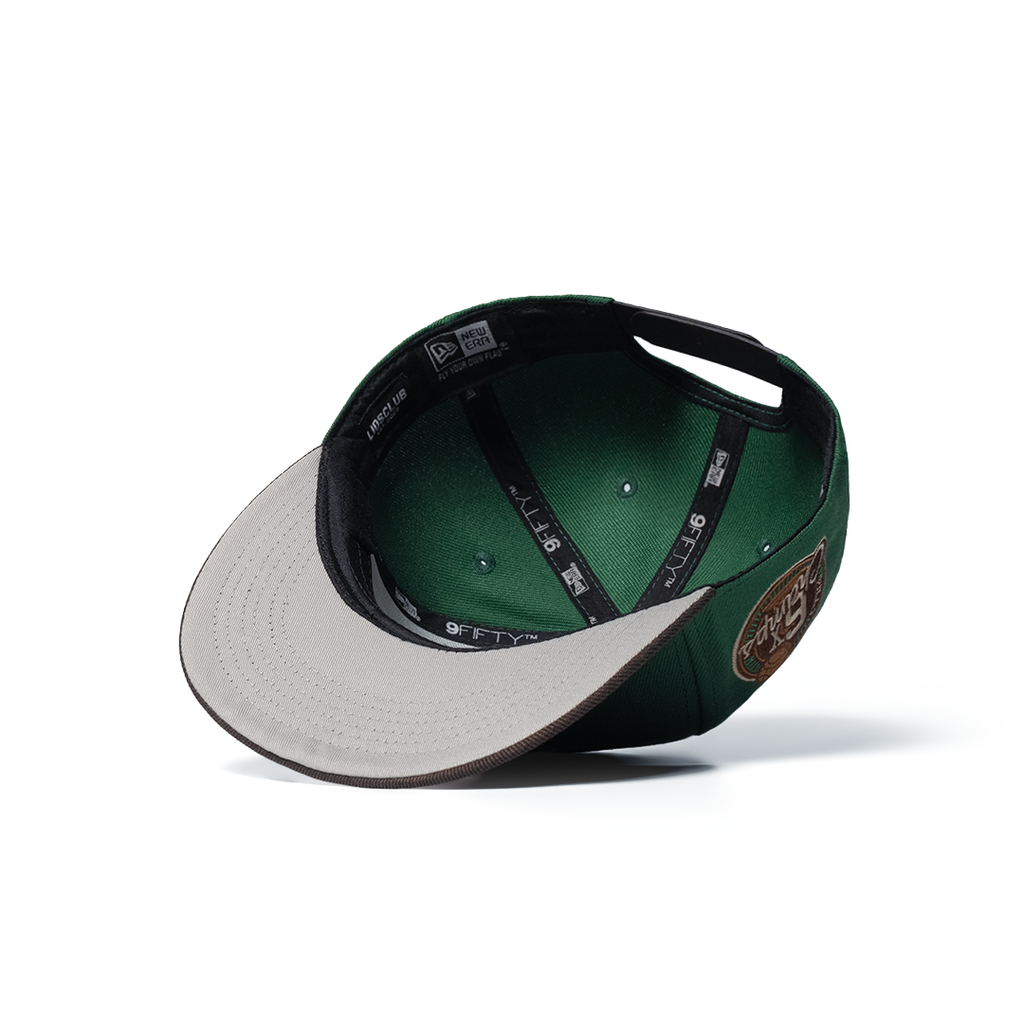 NEW ERA 9FIFTY CHICAGO BULLS 6 X CHAMPS GREEN TWO TONE EDITION