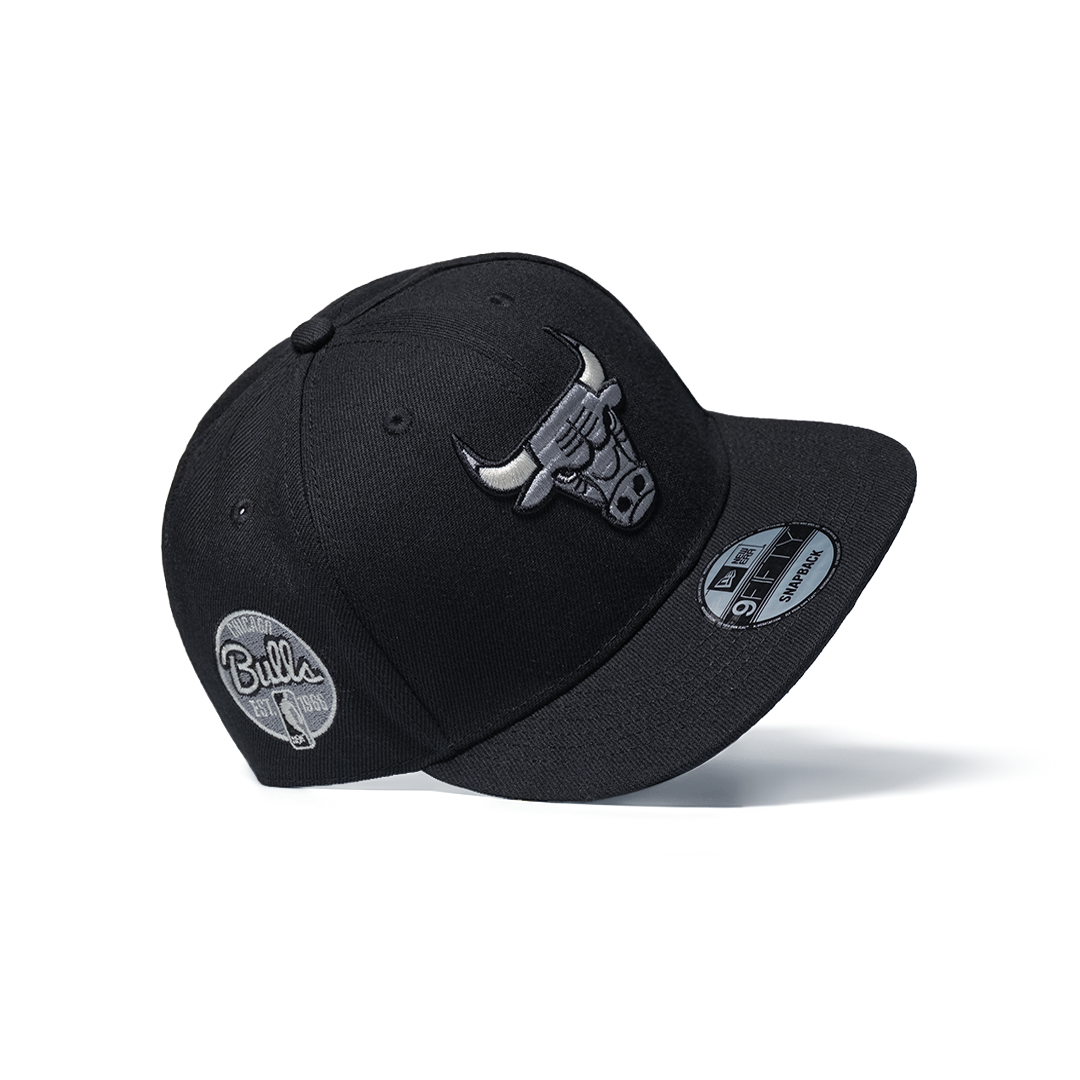 NEW ERA 9FIFTY CHICAGO BULLS METALLIC BLACK PRIME EDITION