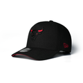 NEW ERA 9FORTY A-FRAME CHICAGO BULLS 6X CHAMPS BLACK AND RED PRIME EDITION