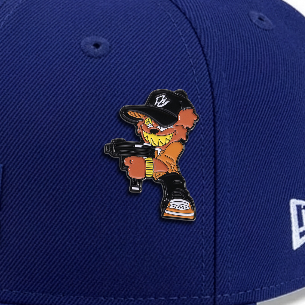 GANGSTER CAT PIN