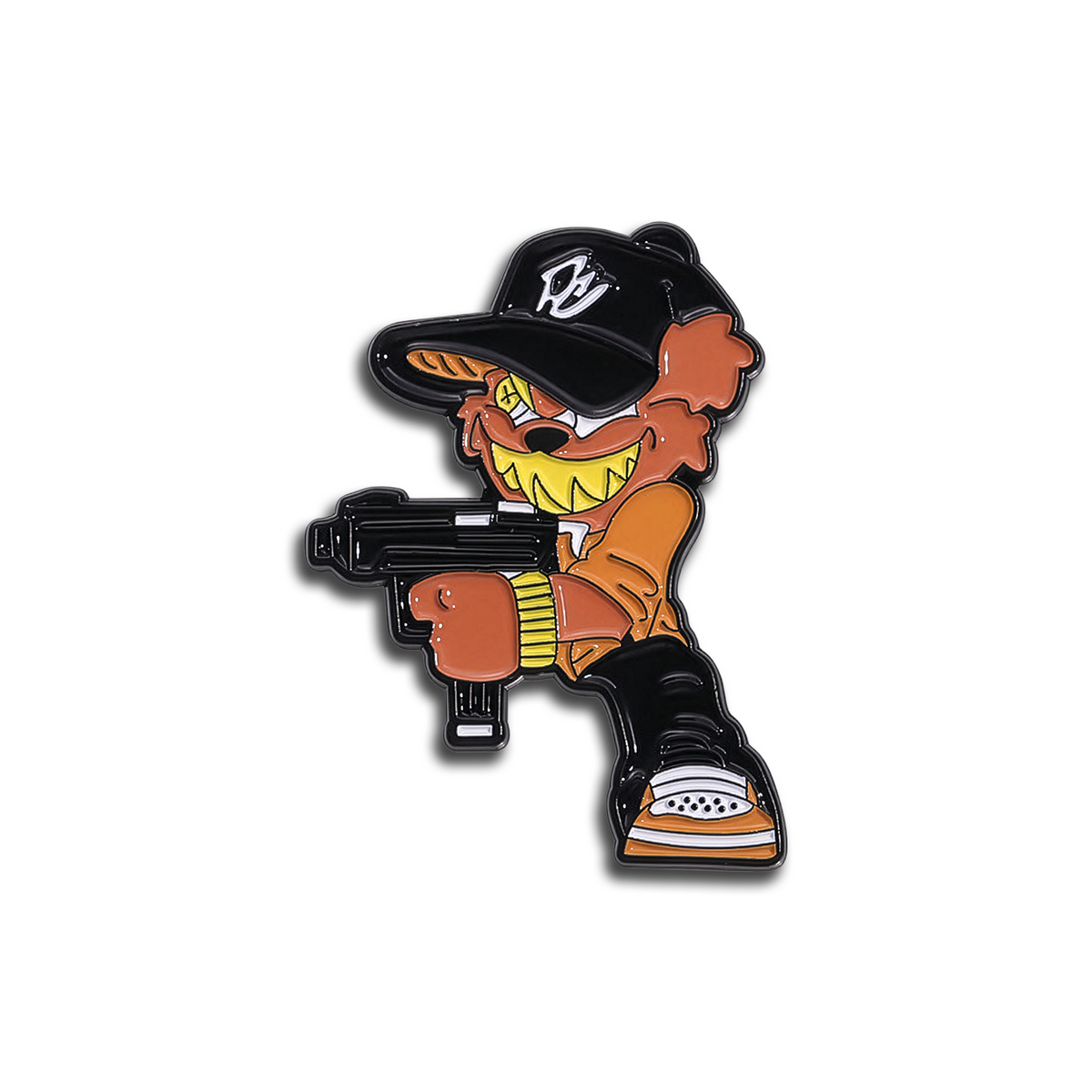 GANGSTER CAT PIN