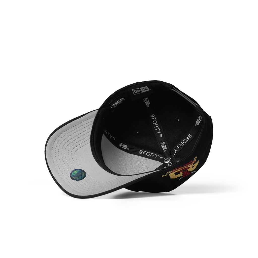NEW ERA 9FORTY A-FRAME CHICAGO BULLS 40TH ANNIVERSARY BLACK PRIME EDITION