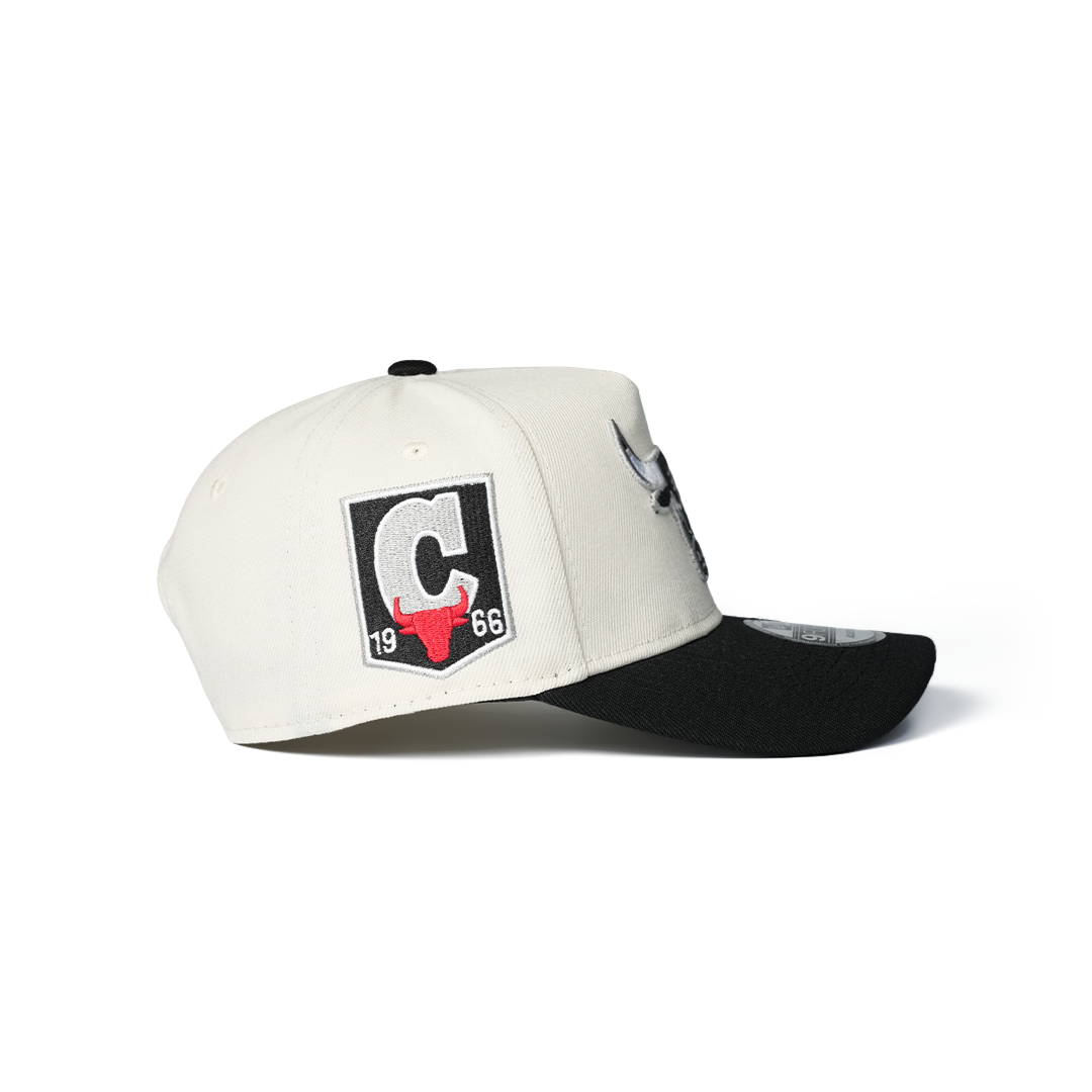 NEW ERA 9FORTY A-FRAME CHICAGO BULLS CHROME TWO TONE METALLIC EDITION